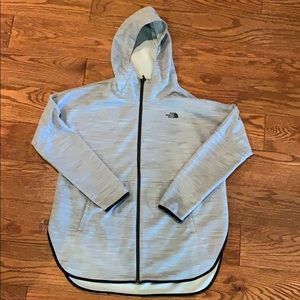 Women’s small hooded North Face pull over VGUC